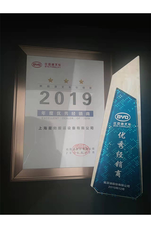 永康市比亚迪2019优秀经销商